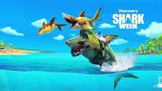 SAND SHARK IS HUNGRY!/Hungry Shark World pt 1