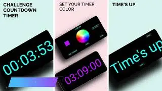 Challenge Countdown Timer App | YouTube Countdown timer app on Google play store.