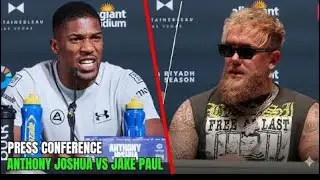 Anthony Joshua Confronts Jake Paul &ndash; Tense Face-Off & Fight Announcement