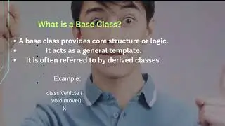 Base class and derived class 