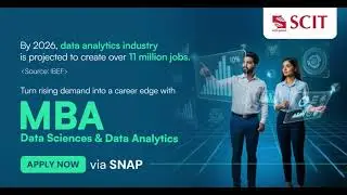 MBA in Data Sciences & Data Analytics | SCIT Pune | Apply via SNAP 2025