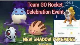 Completing team go rocket celebration in Pokemon go