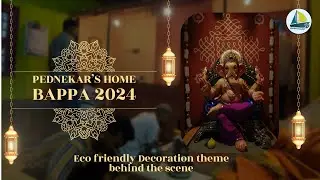 BAPPA 2024 | PEDNEKAR'S HOME | ECO-FRIENDLY DECORATION THEME | VILLAGE HOME | ART | CULTURE FESTIVAL