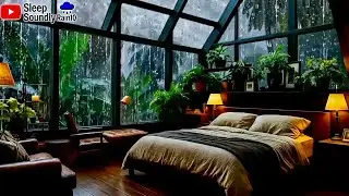 Night Rain Sounds for Insomnia 🌧️ Fall Asleep Faster, Sleep Deep & Peacefully