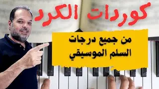 كوردات مقام الكرد من جميع الدرجات | دليل شامل لكل عازف! 🎹