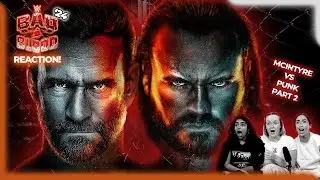 McIntyre vs Punk PART 2 | The girls react to Hell in a Cell at #wwe Bad Blood 2024!