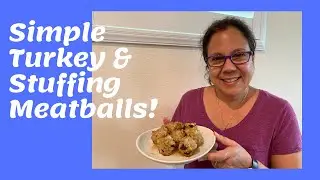 Простые фрикадельки из индейки с начинкой!