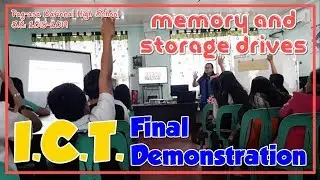 ICT Practice Teaching Final Demonstration - Memory and Storage Drives by Jed Irene Mendoza