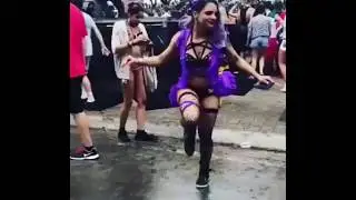 pretty raver girl has got music style deeply hypnotic