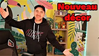 GROS CHANGEMENT ! Nouveau décor et nouvelle pièce de tournage  GAMING et LIVE à venir