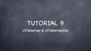iOS Tutorial 9  