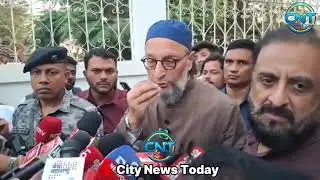 Asaduddin Owaisi Speaks on Waqf & Mosque Laws | Aurangabad Maharashtra | Media Byte 