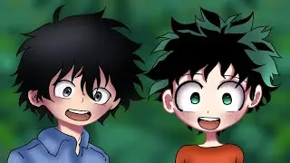 let's draw izuku midoriya and shigaraki tomura childhood