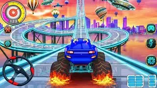 Monster Truck Mega Ramp Extreme Racing - Mega Ramp Monster Truck Racing - Android Gameplay
