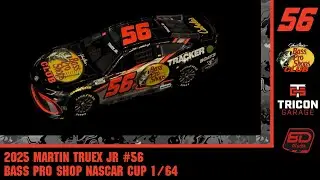 2025 Martin Truex Jr #56 Bass Pro Shops NASCAR Cup 1/64 Diecast
