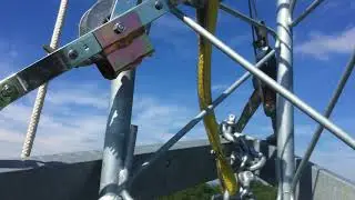 Starguy bracket installation set-up for one climber