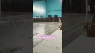 smash training #badminton  #smashbadminton #jumpingsmash #shorts #shortvideo