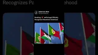 Breaking: 🇵🇹 🇵🇸Portugal Officially Recognizes Palestinian Statehood