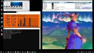 Nuked SC-55 ( Roland SC-55mkII emulator ) Test on DOSBox