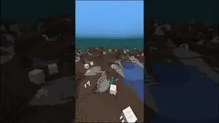 Minecraft timelapse of an endless wastleland #Minecraft