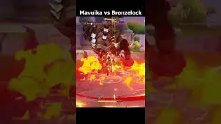 Mavuika c2 vs Bronzelock 🔥🏍️🔥 Local Legend #genshinimpact #genshin #mavuika