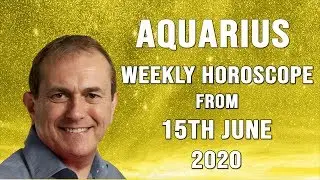 Aquarius Weekly Horoscope from 15th June 2020