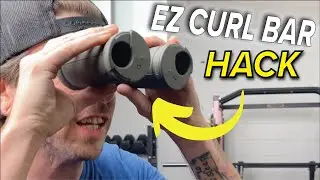 Turn Olympic Barbell Into EZ Curl Bar In Seconds&hellip; #shorts