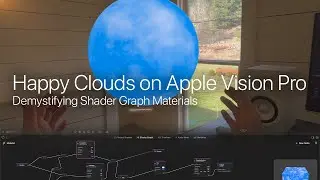 Happy Clouds on Apple Vision Pro: Demystifying Shader Graph Materials in Reality Composer Pro