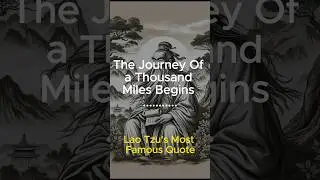 Lao Tzu's Famous Quote | #shortswisdom