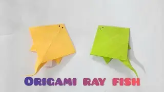 Origami Ray Fish | Paper Ray Fish | Origami Ideas | Paper Craft Ideas