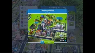 SimCity BuildIt Gameplay Episode 15 | Camping Hideaway City Design Challenge #simcitybuildit #games