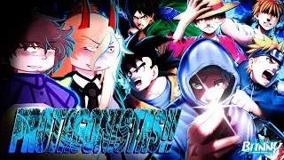 🎶 Characters react to Protagonist Rap | Anime [M4rkim] - BUNNY 🎶