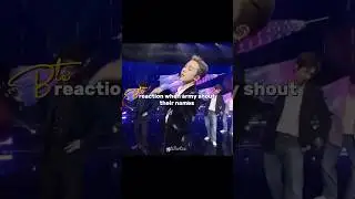 bts reaction when army shout their name! 💀🌚 | #bts #army #trending #viral #shorts