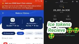 Ice token Recieve 🤑 | okx Exchange | Trust Wallet