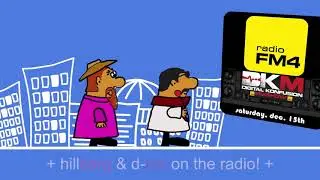 Hillberg and D-Tex on DKM Show FM4 // Jingle