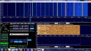 WWV 20 Mhz received with full 1900 UT Identification on Afedri SDR