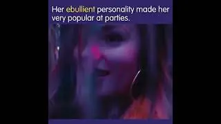 Word of the Day: Ebullient | Try using it in a sentence #english #englishgrammar #education