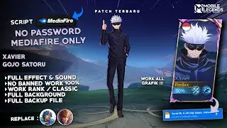 NEW Script Xavier Jujutsu Kaisen - Gojo Satoru No Password | Full Effect & Voice - Patch Terbaru