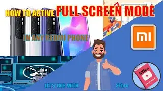 How To Active Full Screen mode In Any Redmi Phone #shorts