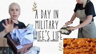 MILITARY WIFE WEEK IN MY LIFE - Thursday - Amazon Haul + cook with me - MILSO