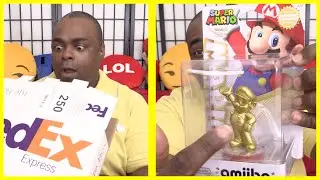 GOLD MARIO AMIIBO Unboxing & Review!!