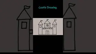 Castle Drawing For Kids| Easy #drawing @Kidkid2711