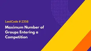 Maximum Number of Groups Entering a Competition - LeetCode 2358 - Java Solution