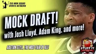 Auction LIVE Mock Mania with Josh Lloyd, Adam King, Noah Rubin & More!