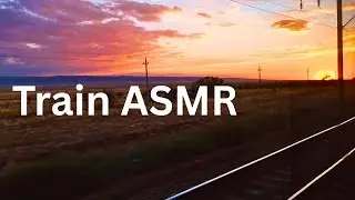 Take the Train. No Music. Train Sounds, Scenery, ASMR for Study,  Focus, Sleep.