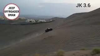 Sand Dunes uphill steep climb JK 3.6 - Jeep Offroader Oman جيب عمان Angry Jeep Wrangler - Jeepexer