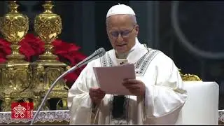Vaticano, 1/1/2026, Papa Leone XIV: “incominciamo da oggi a costruire un anno di pace”.
