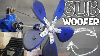 Come Costruire un SubWoofer Rotante Potentissimo!  ♬♬♬