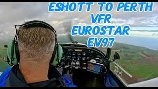 Epic VFR Flight Experience: Eurostar EV 97 from England to Scotland!