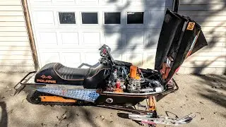 POLARIS TRIPLE TURBO 650 и (предсезонные обновления чехлы сидений и амортизаторы)